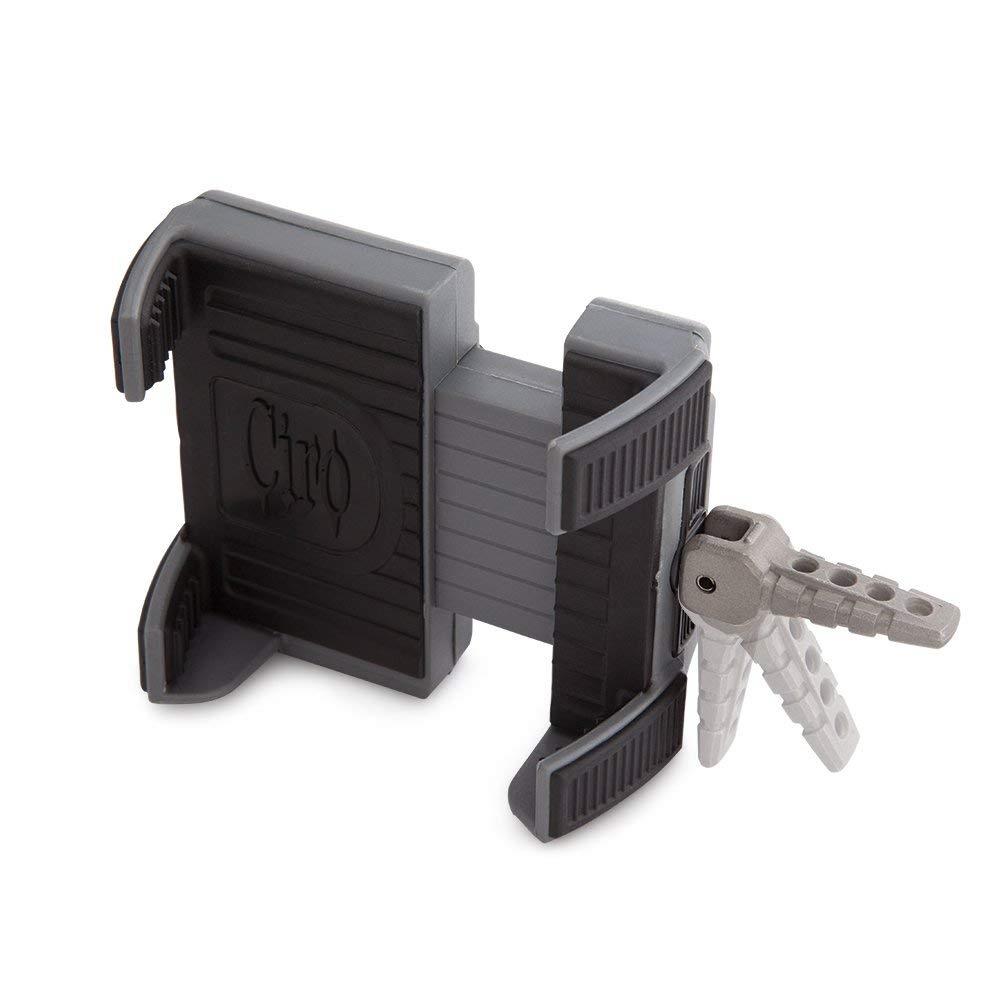 Ciro 50215 Handlebar Mount Smartphone/GPS Holder With Charger (Black Handlebar Mount Smartphone/Gps Holder With Charger , Includes 1-1/4" Handlebar Mount)