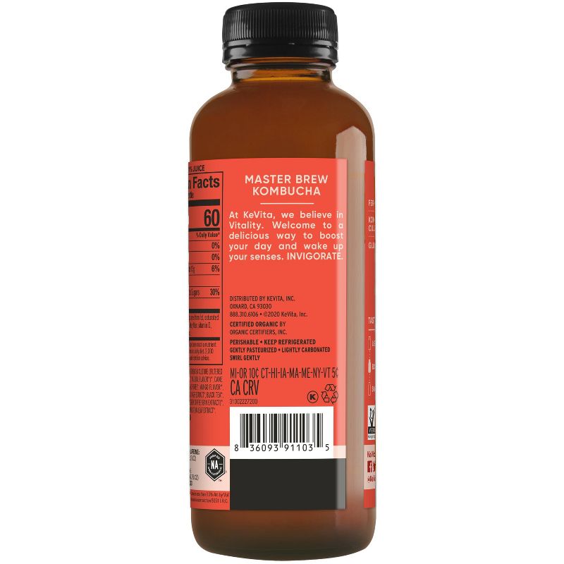 KeVita Mango Lime Master Brew Kombucha - 15.2 fl oz