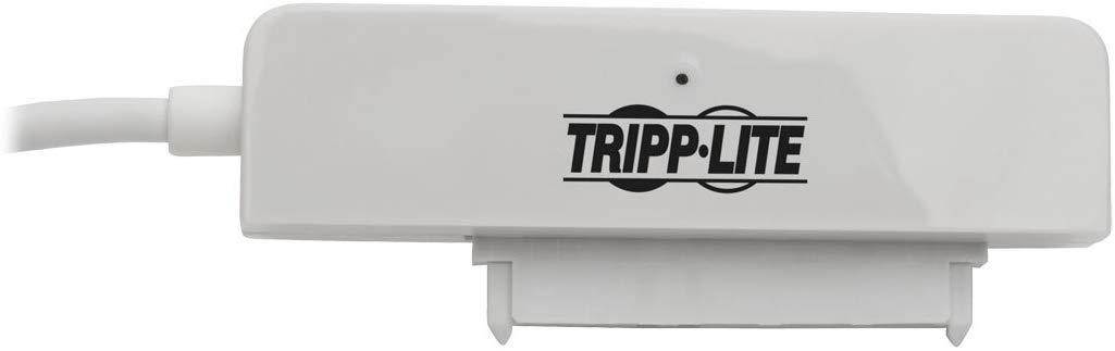 Tripp Lite 6in USB 3.1 Gen 1 USB-C to SATA III Adapter Cable w/ UASP, 2.5in SATA Hard Drives, White (U438-06N-G1-W)