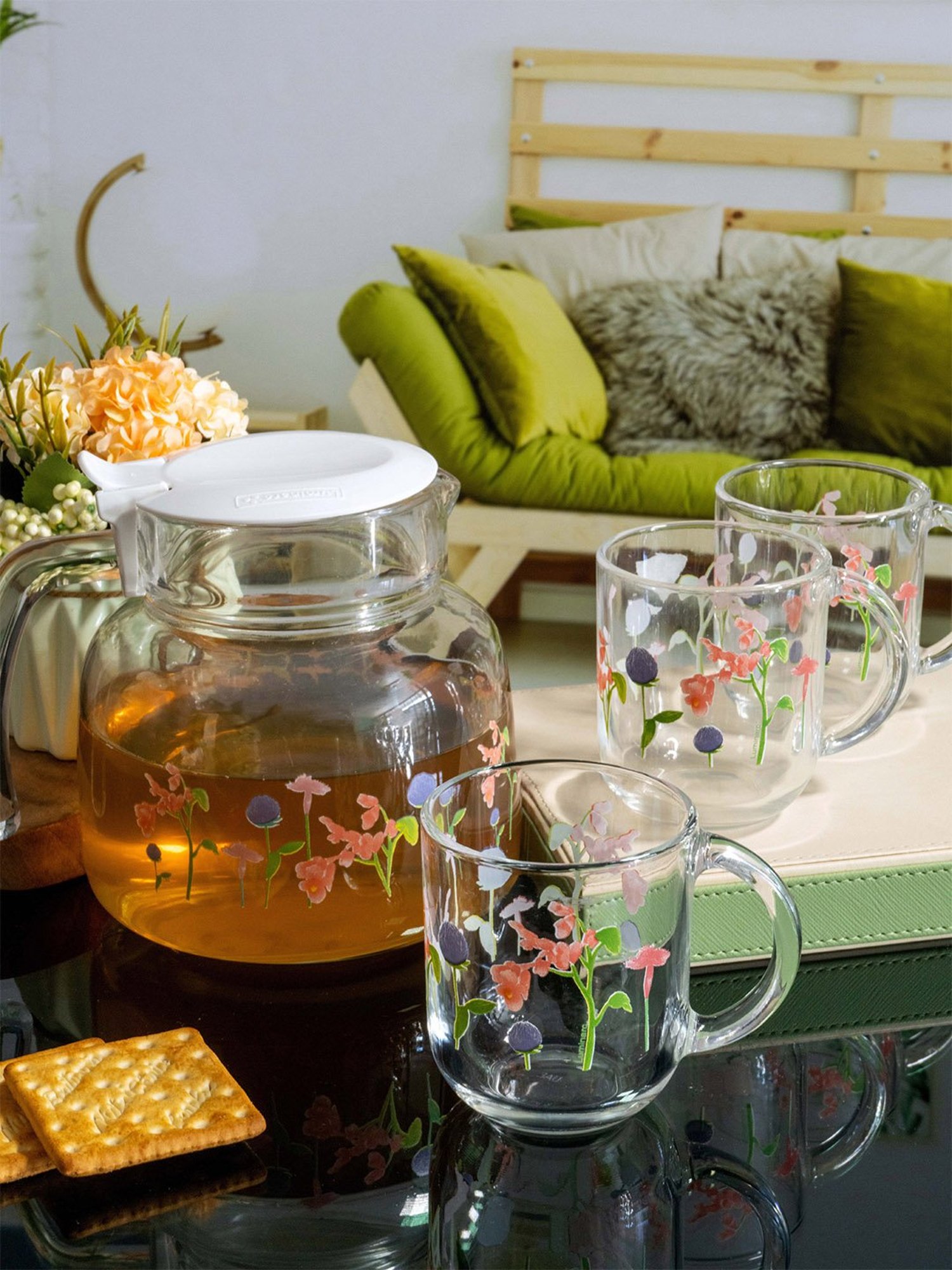 Luminarc Transparent Glass Rozana Coffee Set