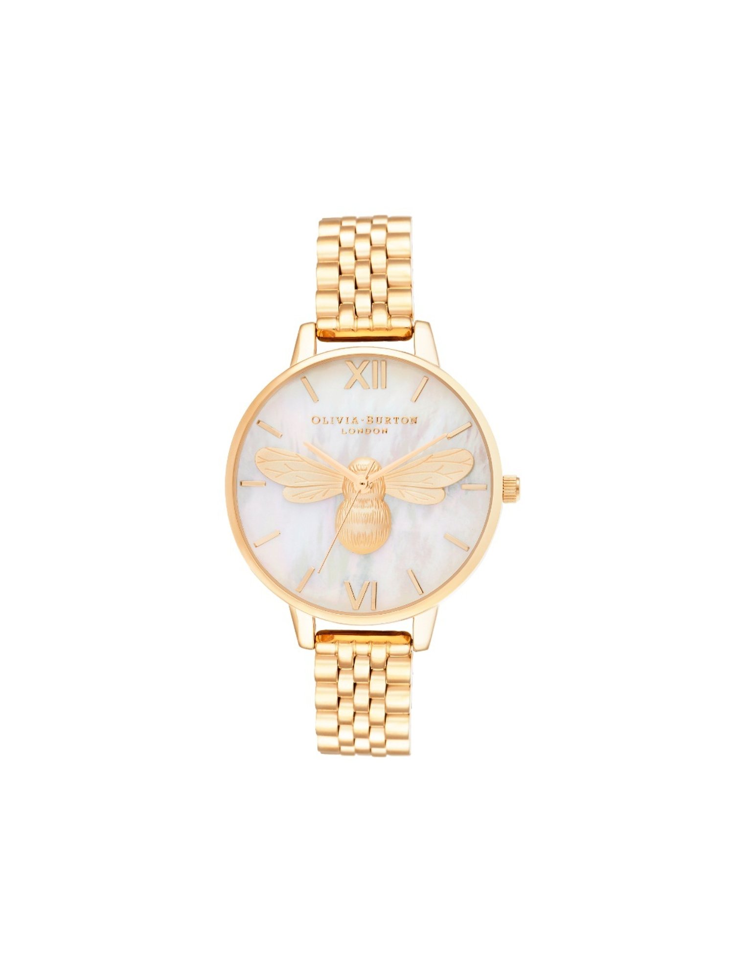 Olivia Burton OB16FB18 Lucky Bee Analog Watch for Women