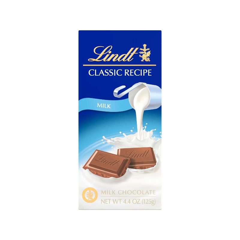 Lindt Classic Recipe Milk Chocolate Bar - 4.4oz
