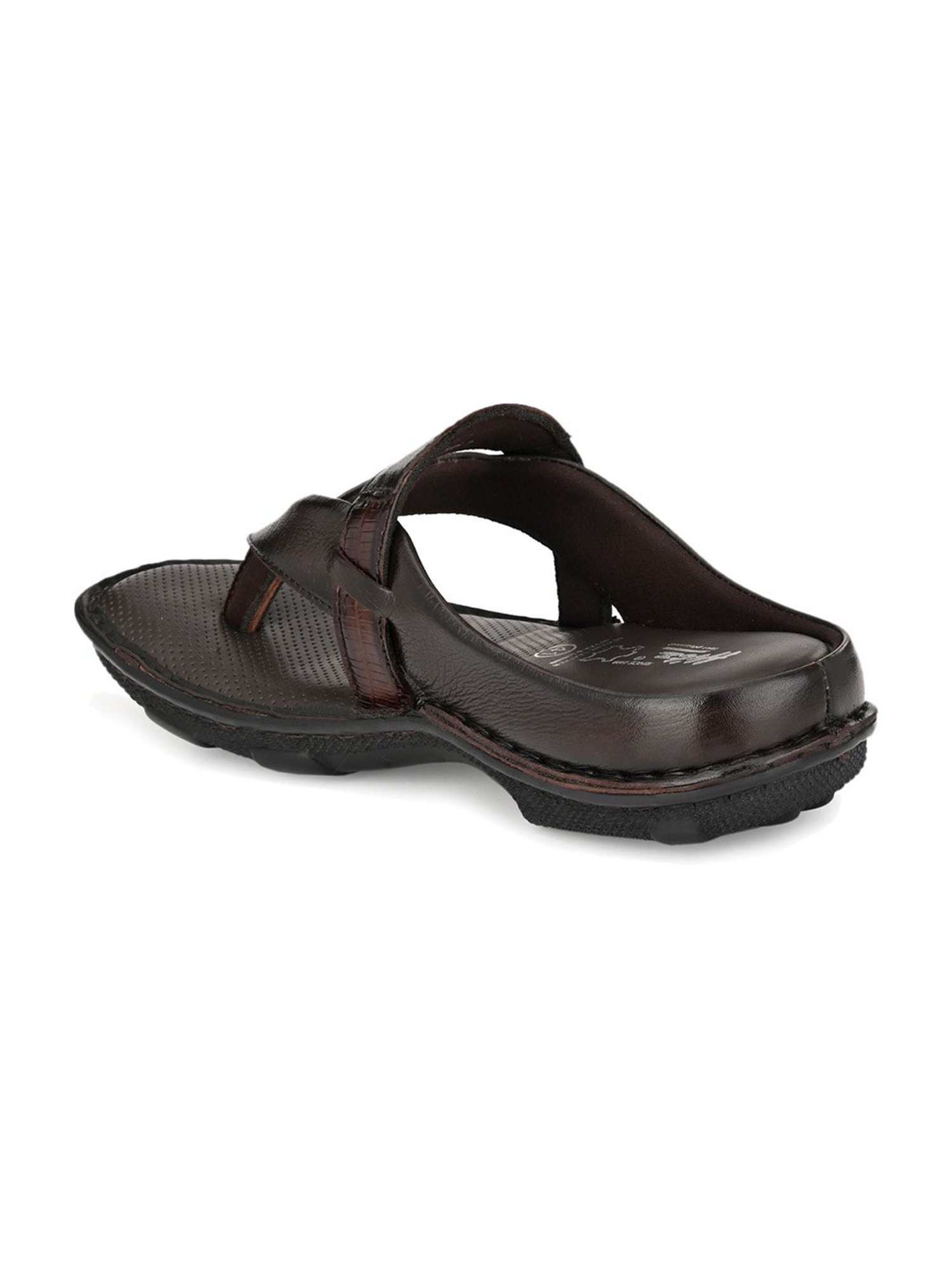 Hitz Men's Brown Thong Sandals