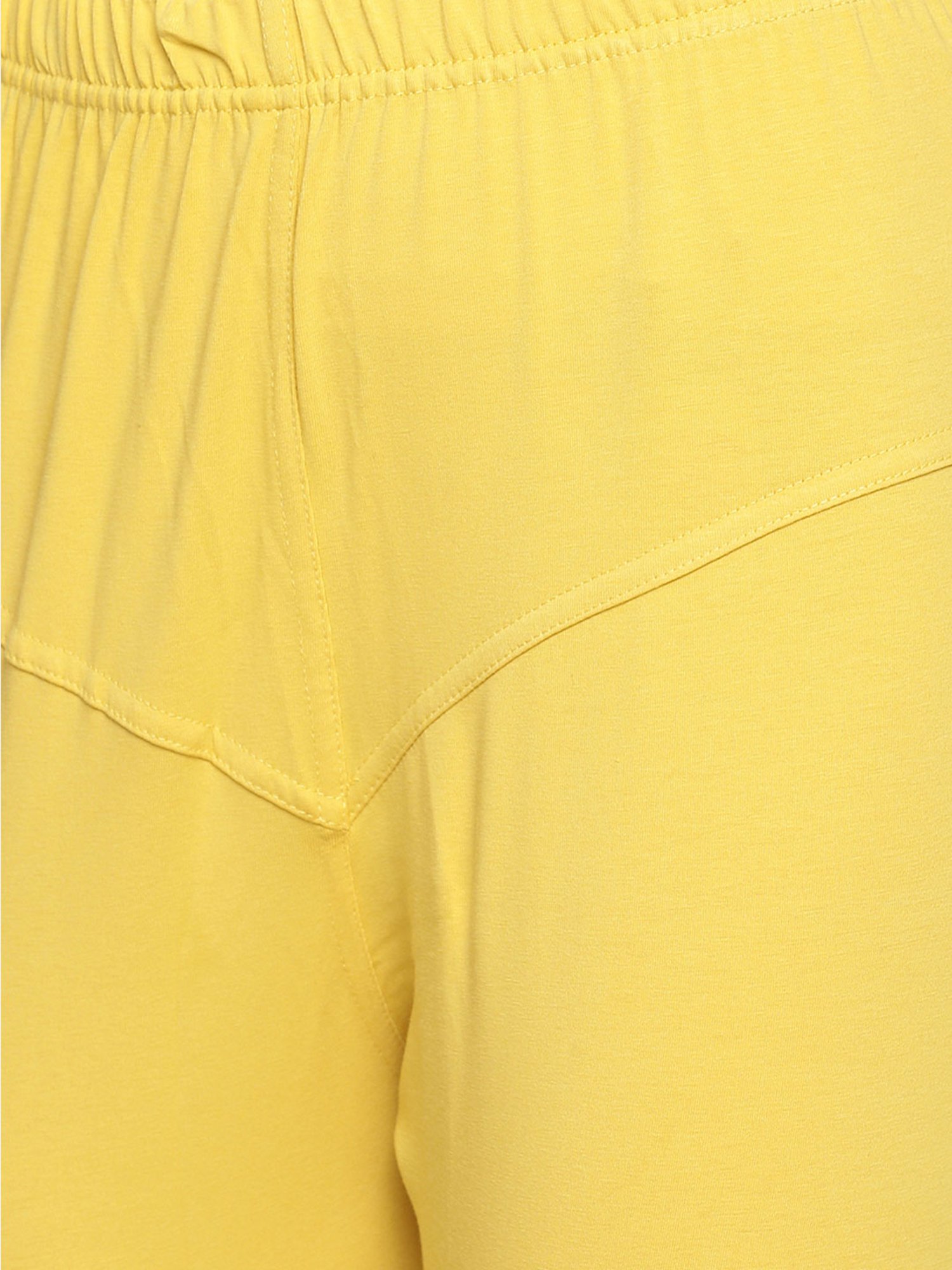 Dollar Missy Yellow Cotton Leggings