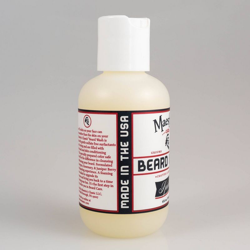 Maestro's Classic Beard Wash Spirited Blend - 4.0oz