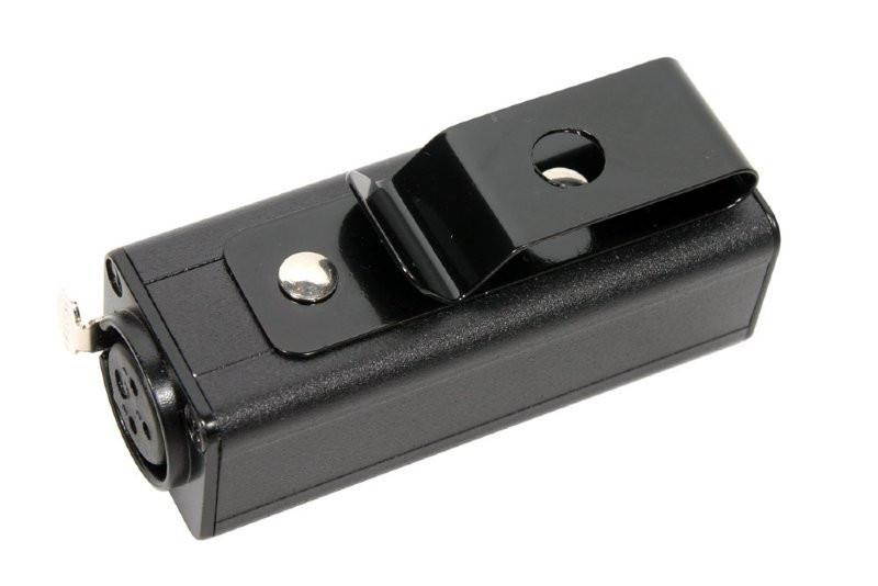 Elite Core EC-WBP Wired Body Pack For Headphone Extension (3.5MM FM - XLRF with belt clip) - MUST USE WITH PROHEX CABLES