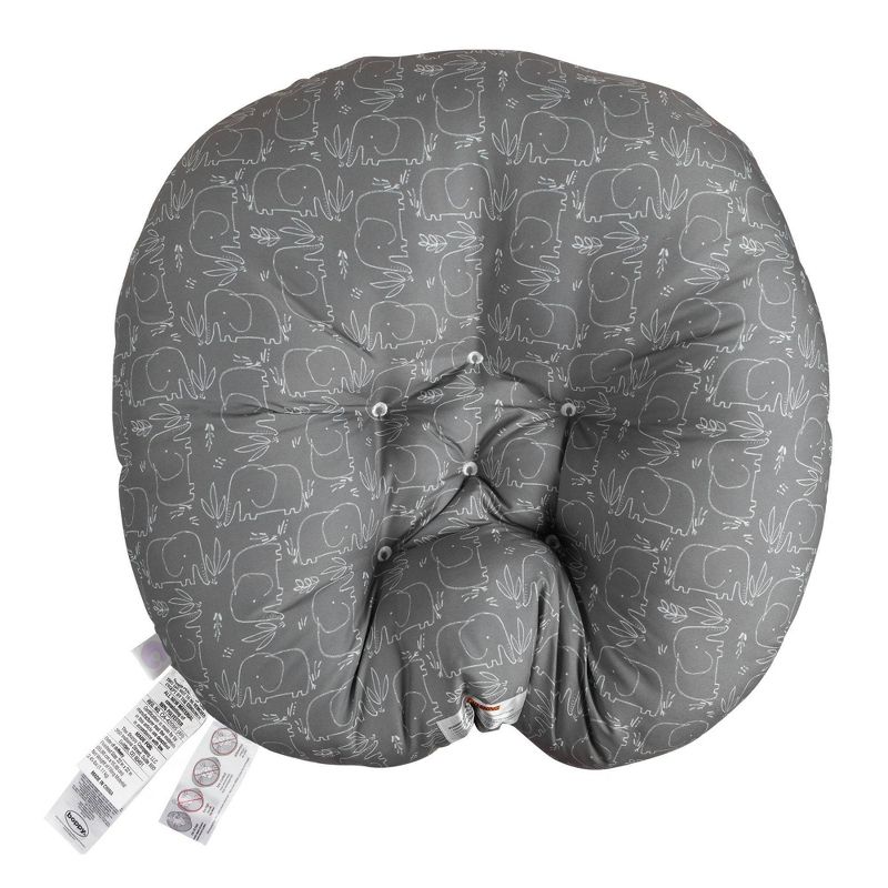 Boppy Original Nursing Pillow Cover - Gray Gold Giraffes