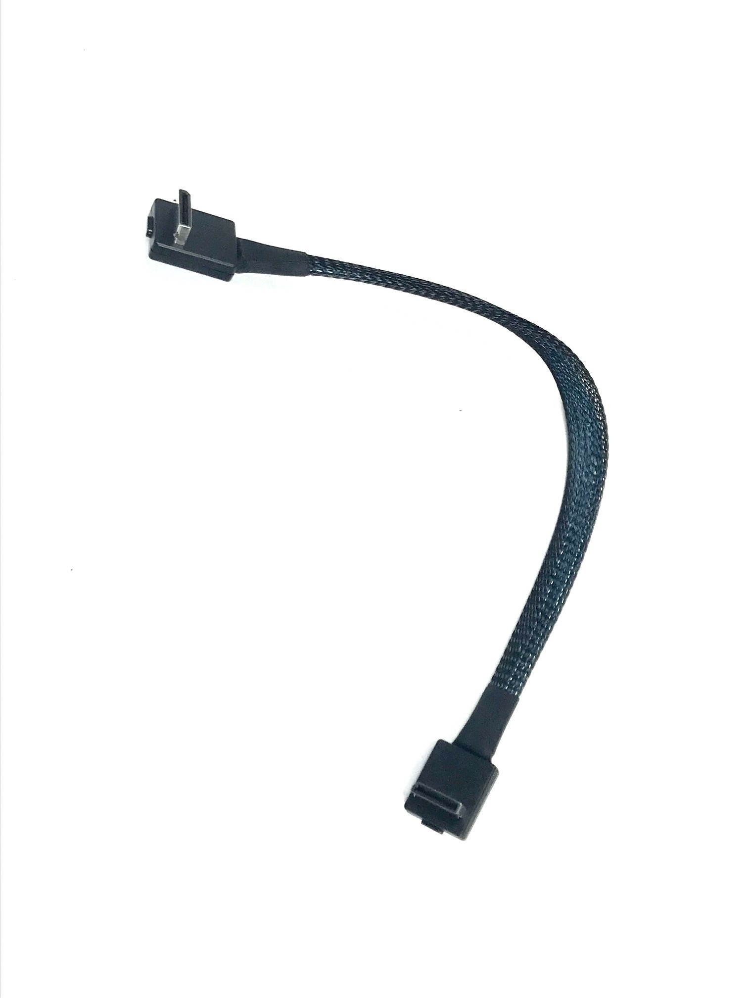 OCuLink SFF-8611 Right Angle Male to Right Angle Male Cable Assembly -7 Inches