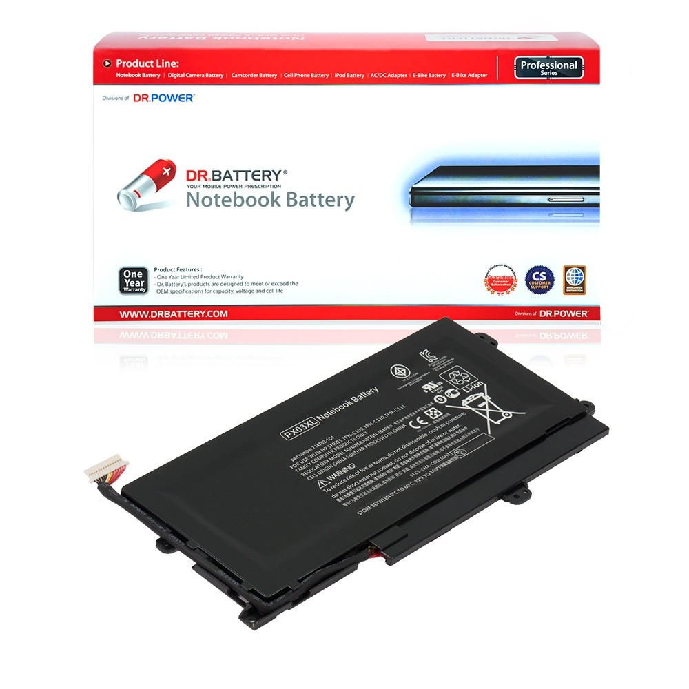 DR. BATTERY - Replacement for HP Envy M6-k010dx / M6-k012dx / M6-k015dx / M6-k022dx / M6-k025dx / M6-k054ca / M6-k088ca / 715050-001 / HSTNN-IB4P / HSTNN-LB4P / PX03XL / TPN-C109 / TPN-C110