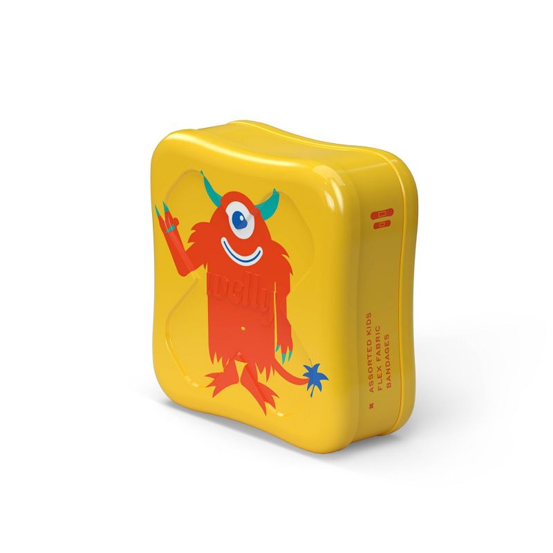 Welly Kids Bravery Badges Assorted Monster Flex Fabric Bandages - 48ct