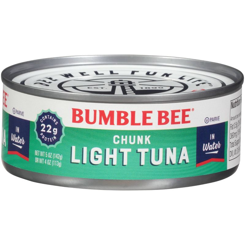 Bumble Bee Chunk Light Tuna in Water - 5oz
