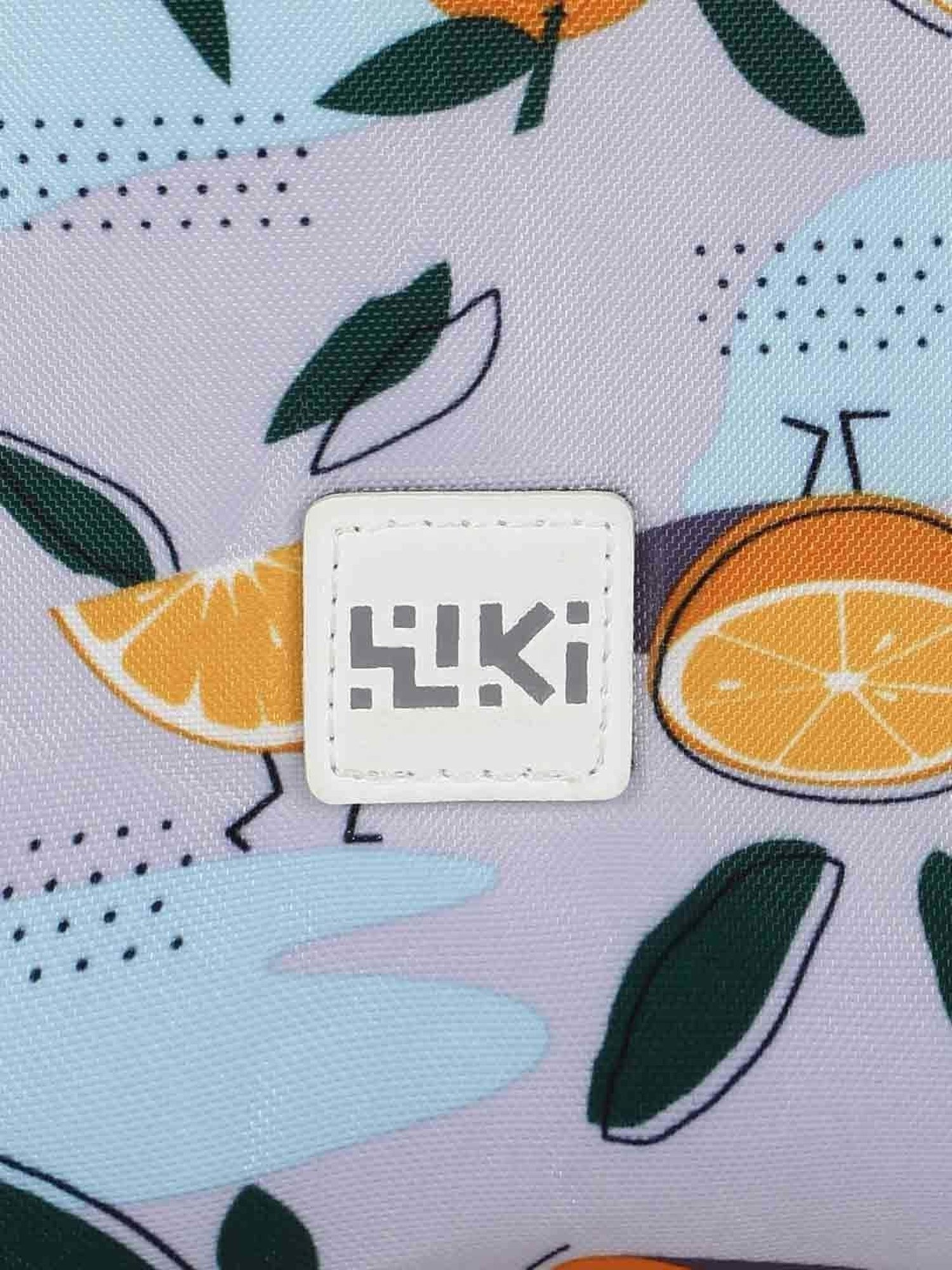 Wiki Tote Grey Printed Medium Tote Handbag