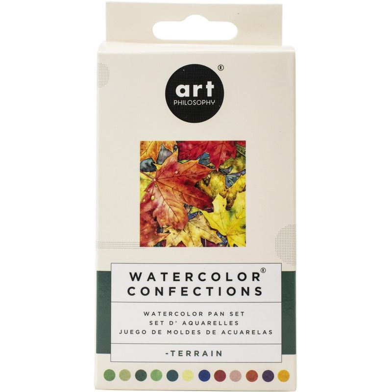 Prima Watercolor Confections Watercolor Pans 12/Pkg-Vintage Pastel