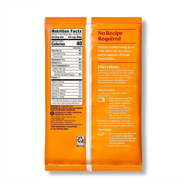 Frozen Whole Sugar Snap Peas - 12oz - Good & Gather™