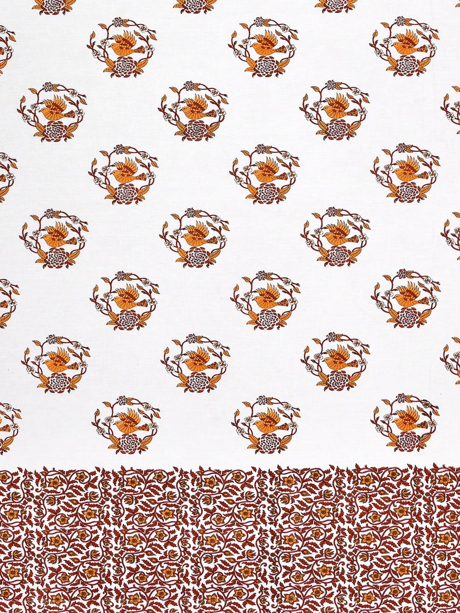 Living Roots Jaipuri Multicolor Cotton 7 ft Door Curtains - Set of 2