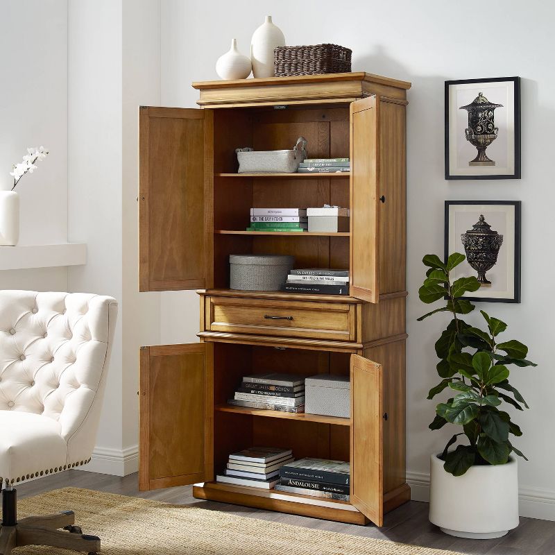 Wood 2 Door Storage Cabinet in White-Pemberly Row