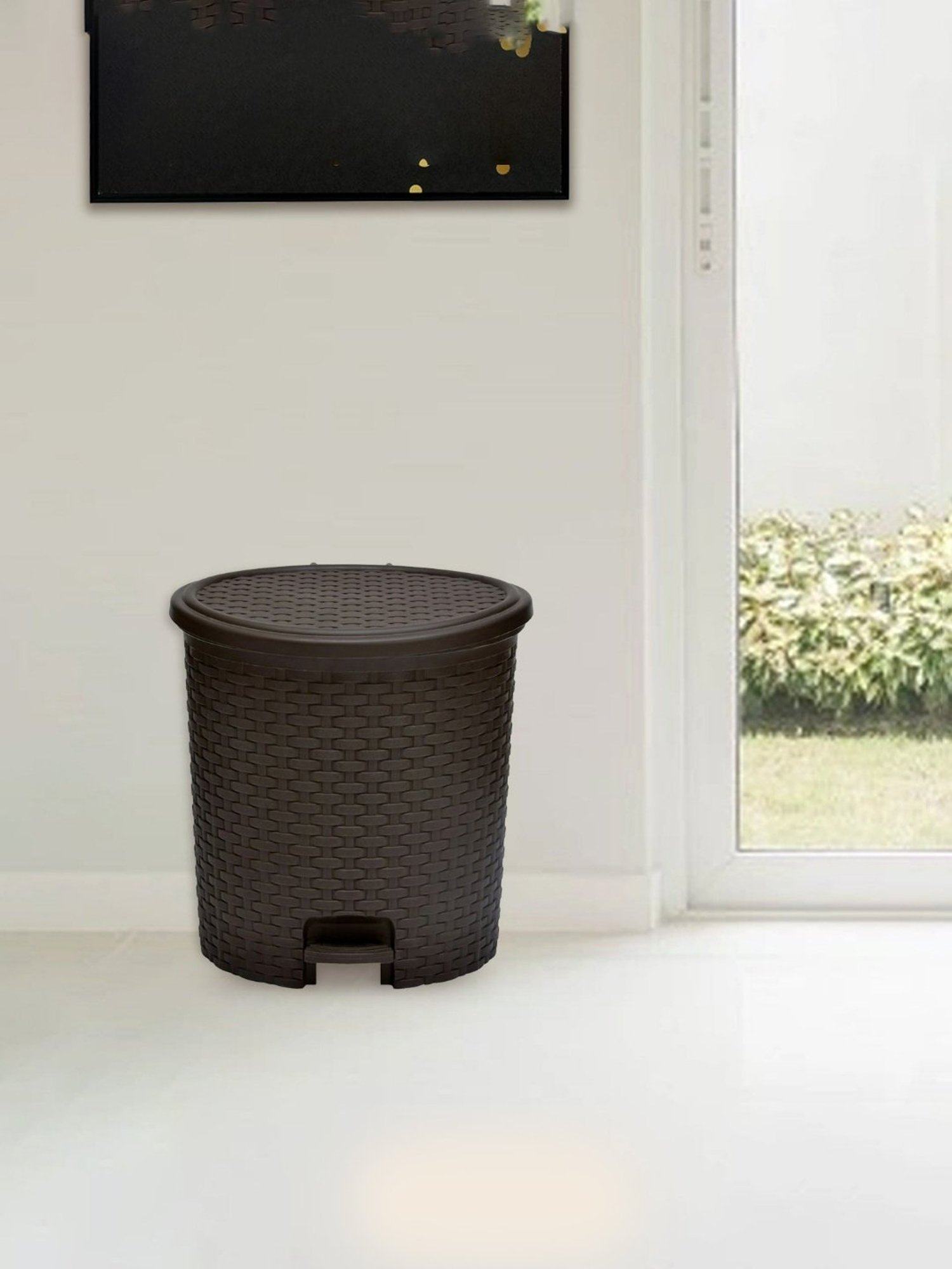 Freelance Grey Steel Set of 1 Dustbins