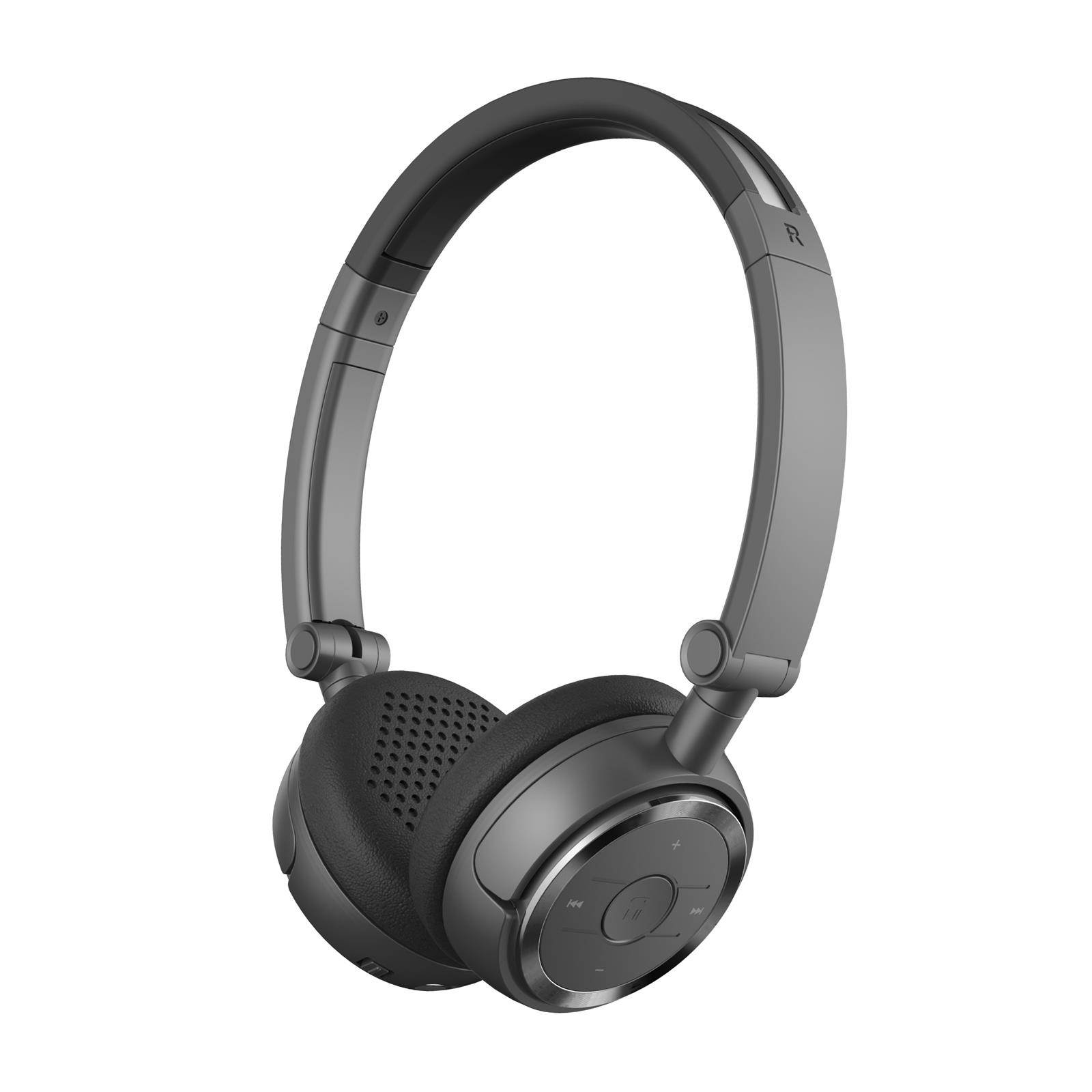 Edifier W675BT On-ear Bluetooth v4.1 Headphones Foldable with NFC Connect 40mm Drivers - Grey