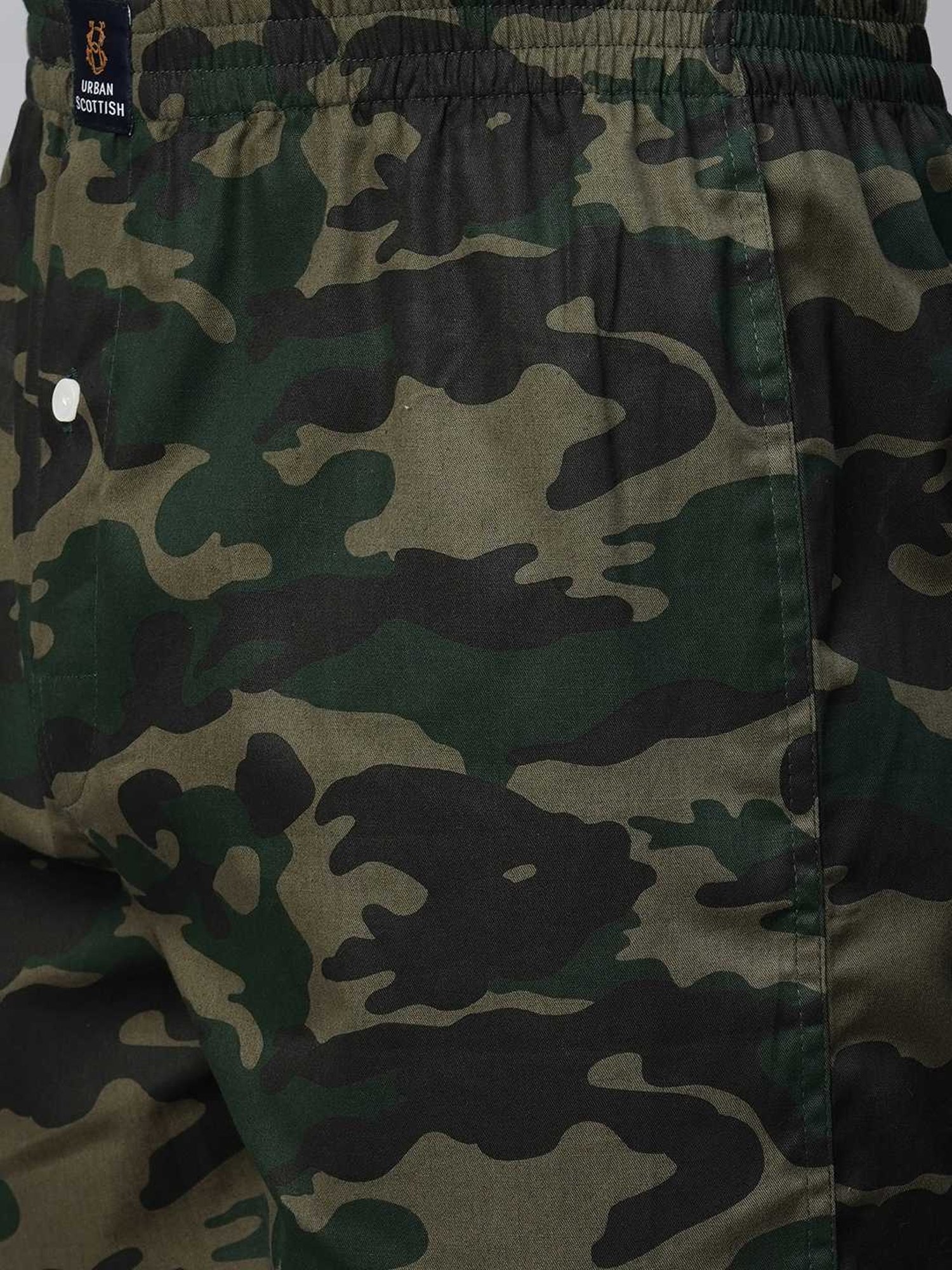 Urban Scottish Multicolored Regular Fit Printed Boxers - Pack Of 3