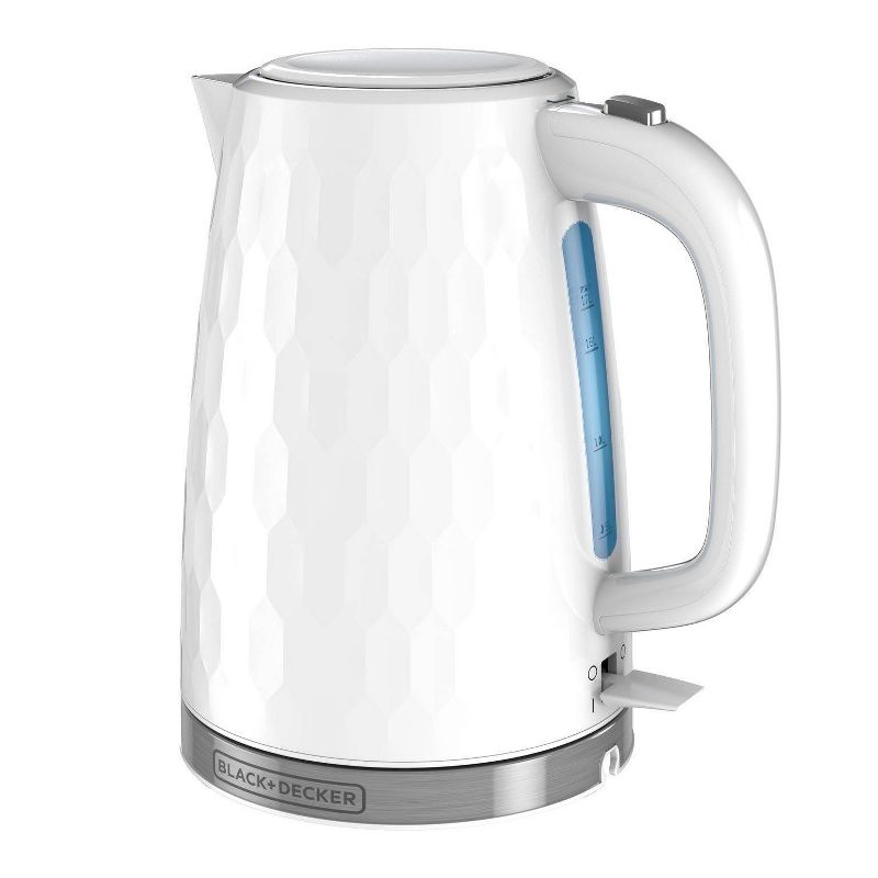 MegaChef 1.7L Electric Tea Kettle - Silver
