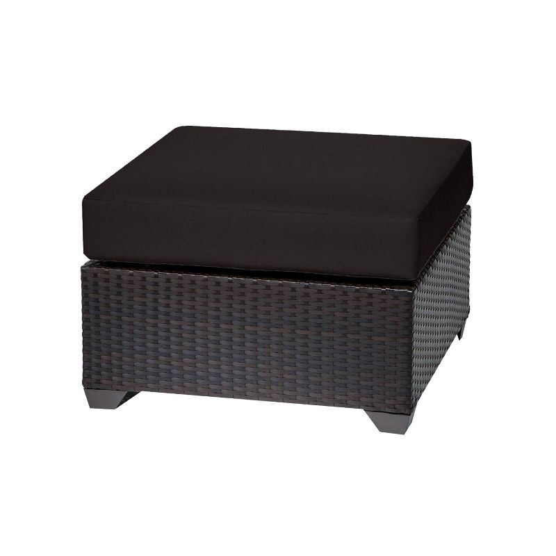 Barbados 14pc Patio Sectional Seating Set with Cushions - Black - TK Classics