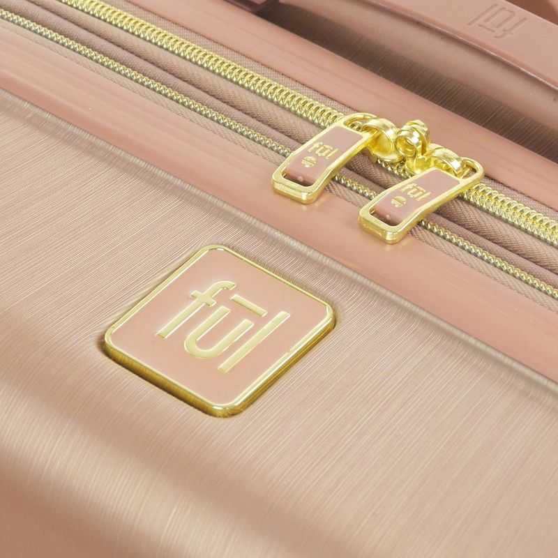 FUL Disney Princess Aurora Sleeping Beauty 21" Carry On Hardside Spinner Suitcase - Rose Gold