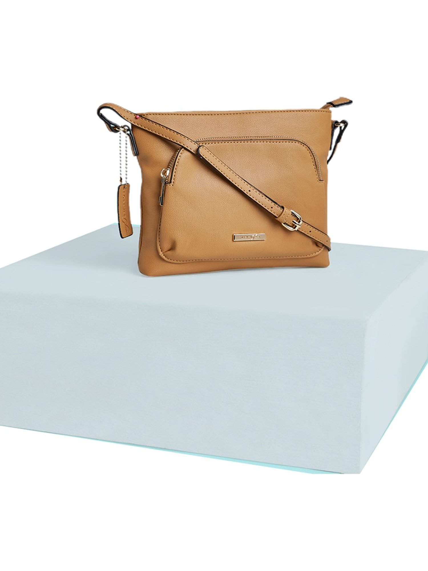 Tortoise Go Everywhere Ellena Black Solid Medium Cross Body Bag