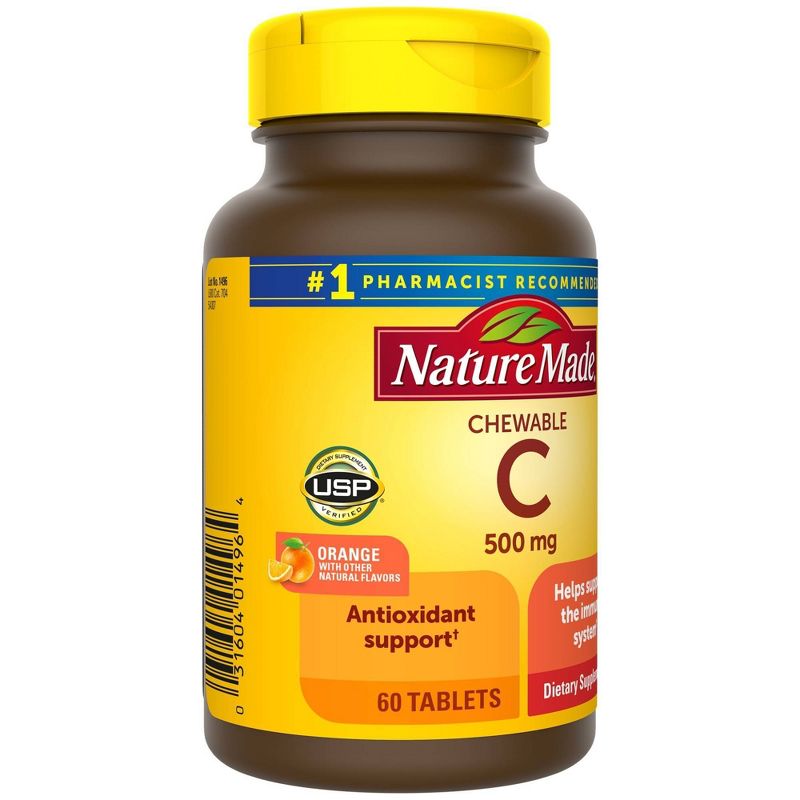 Nature Made Chewable Vitamin C 500 mg Tablets - 60ct