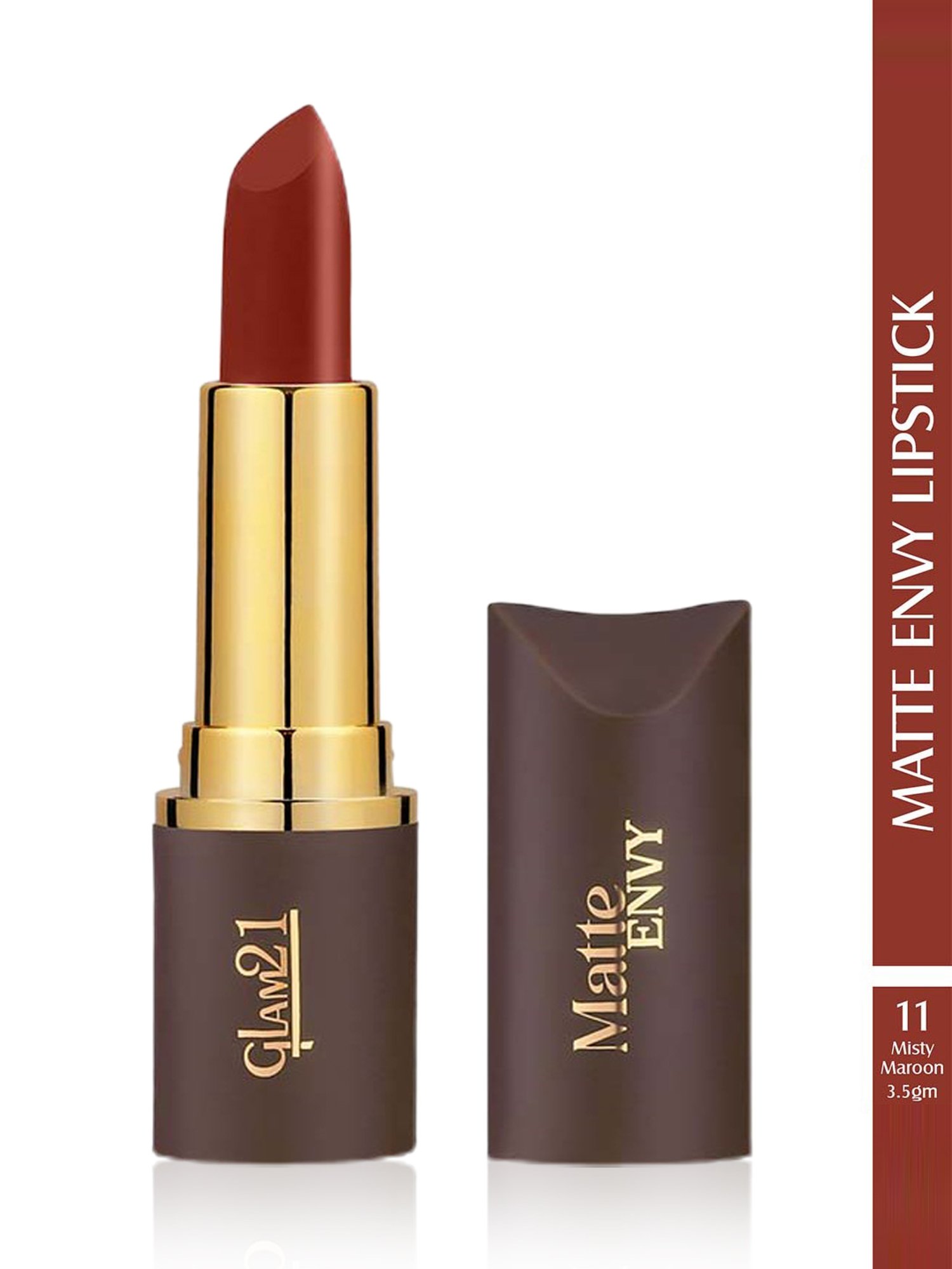 Glam21 Matte Envy Lipstick 11 Misty Maroon - 3.5 gm