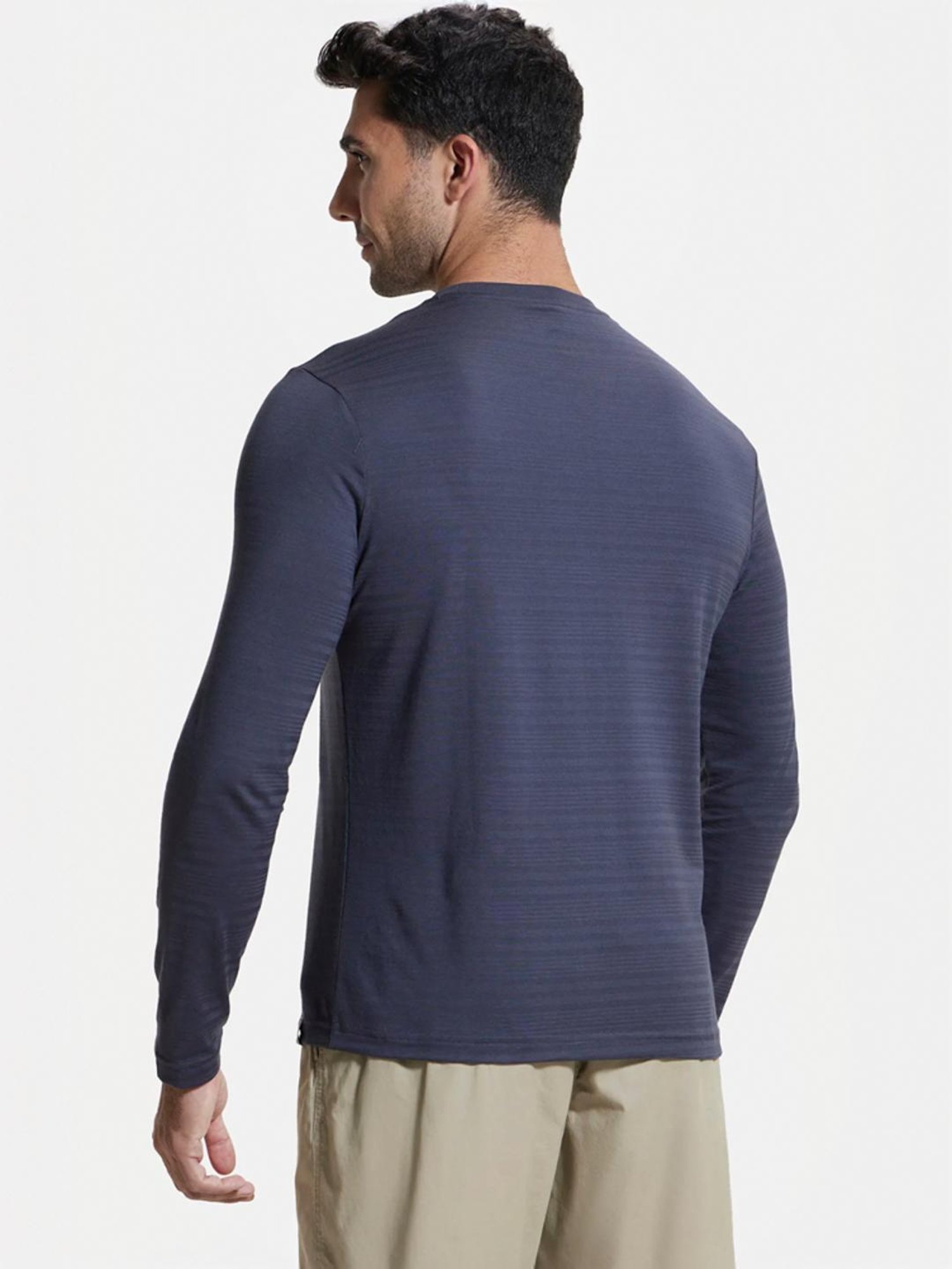 Jockey IM22 Men's Super Combed Supima Cotton Solid Round Neck Full Sleeve T-Shirt