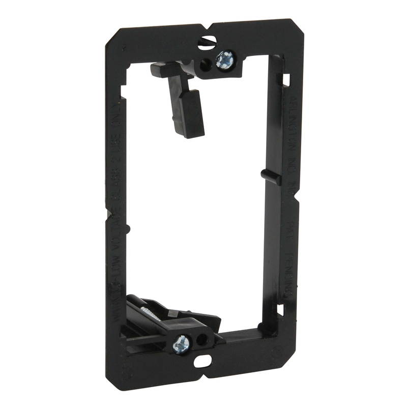 Arlington Industries - LV1 - Single Gang - For 1/4" to 1" Walls - Low Voltage Device Mounting Bracket