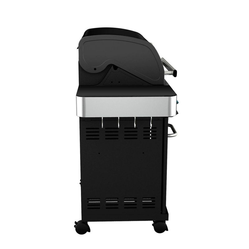 4-Burner Propane Gas Grill with LED Controls Black Model 13892 - Monument Grills