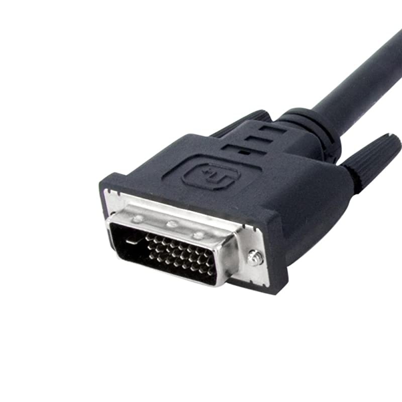 com 6 ft 90 Degree Down Angled Dual Link DVID Monitor Cable MM Male to Male 25 pin DVID Video Cable Black 6 Feet 2560x1600 DVIDDMMBA6