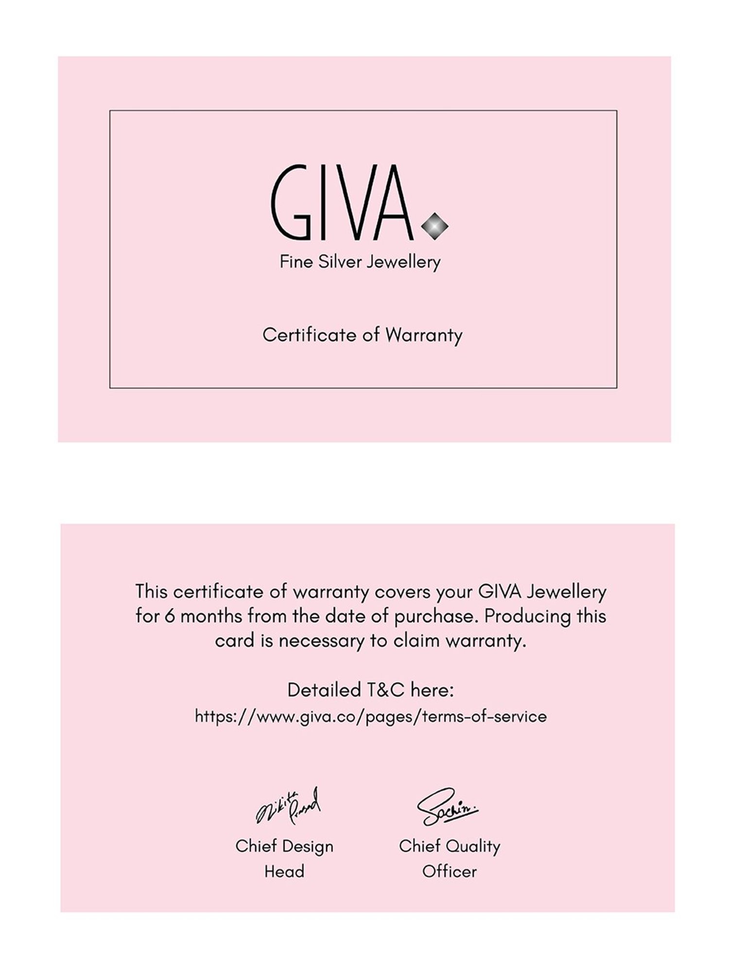 GIVA Love All Around 92.5 Sterling Silver Love Square Mangalsutra