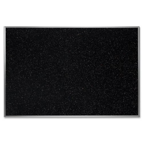 24.0" x 36.0" Aluminum Frame Recycled Rubber Bulletin Board - Confetti