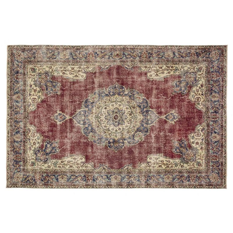 6'9"x10'3" Vintage One-of-a-Kind Lella Rug Purple - Revival Rugs