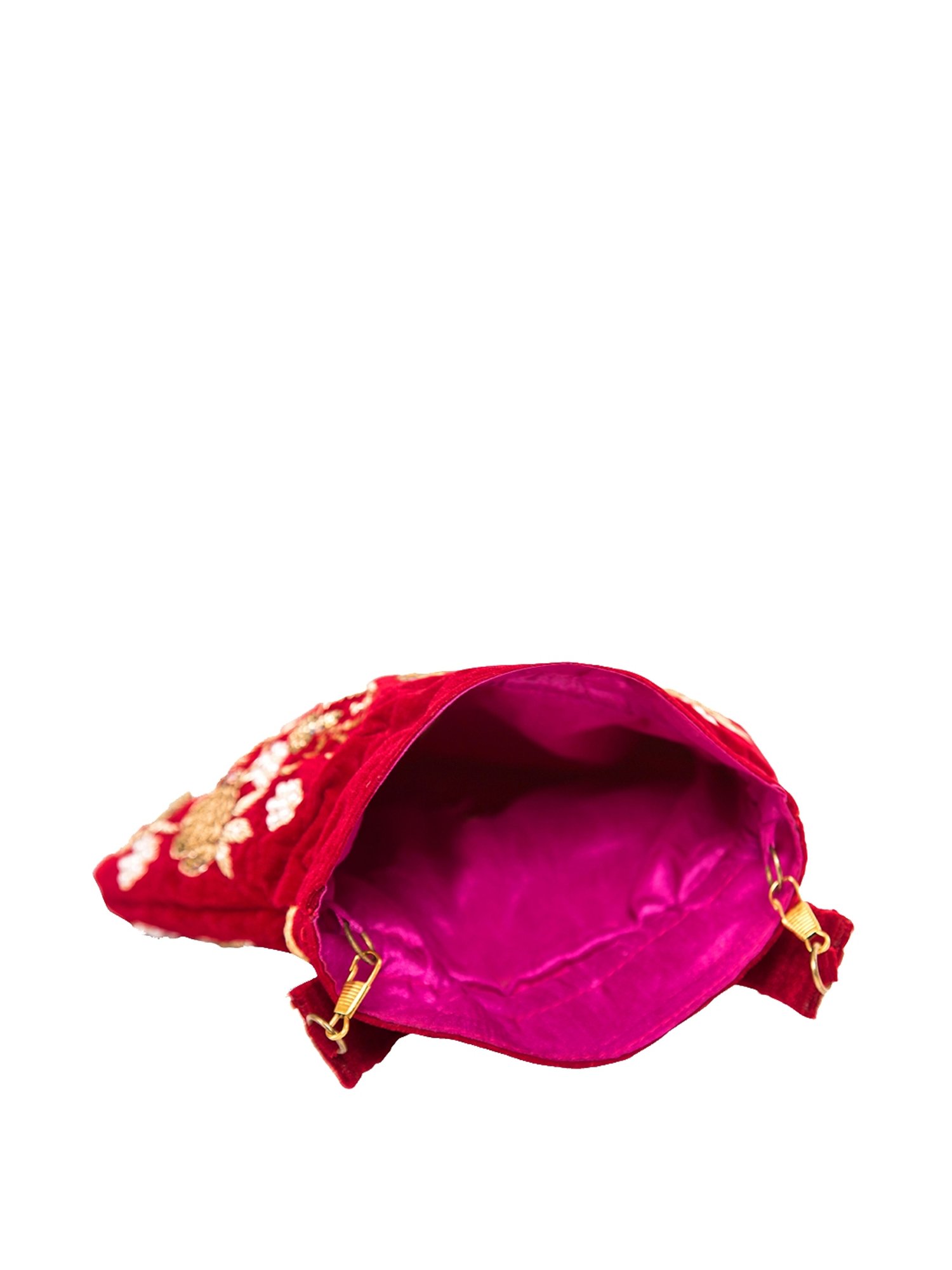 Tarini Nirula Red Velvet Potli