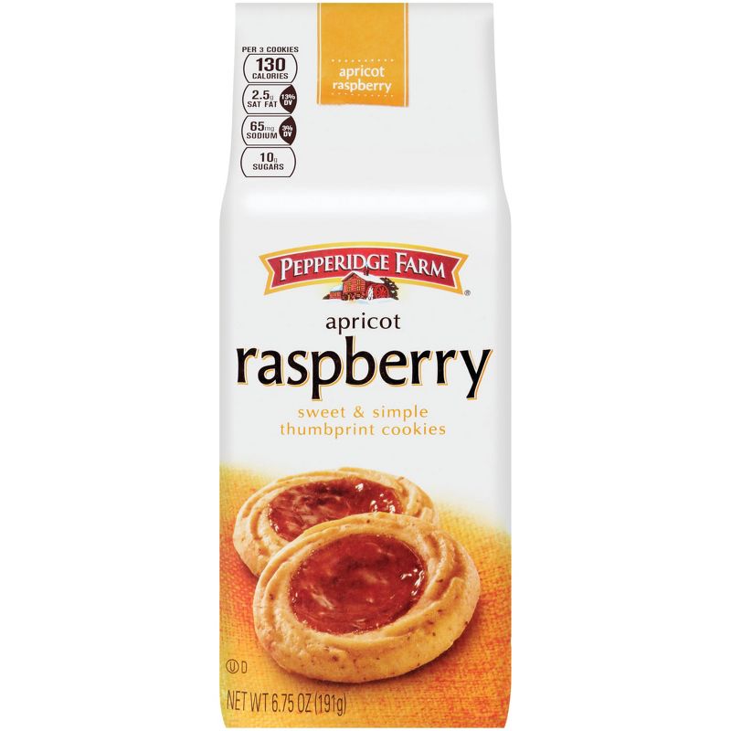 Pepperidge Farm Apricot Raspberry Thumbprint Cookies - 6.75oz