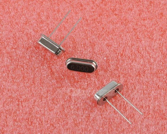 10pcs 6MHz 6.000 MHz 6M Hz Crystal Oscillator Crystal HC-49/S Low Profile