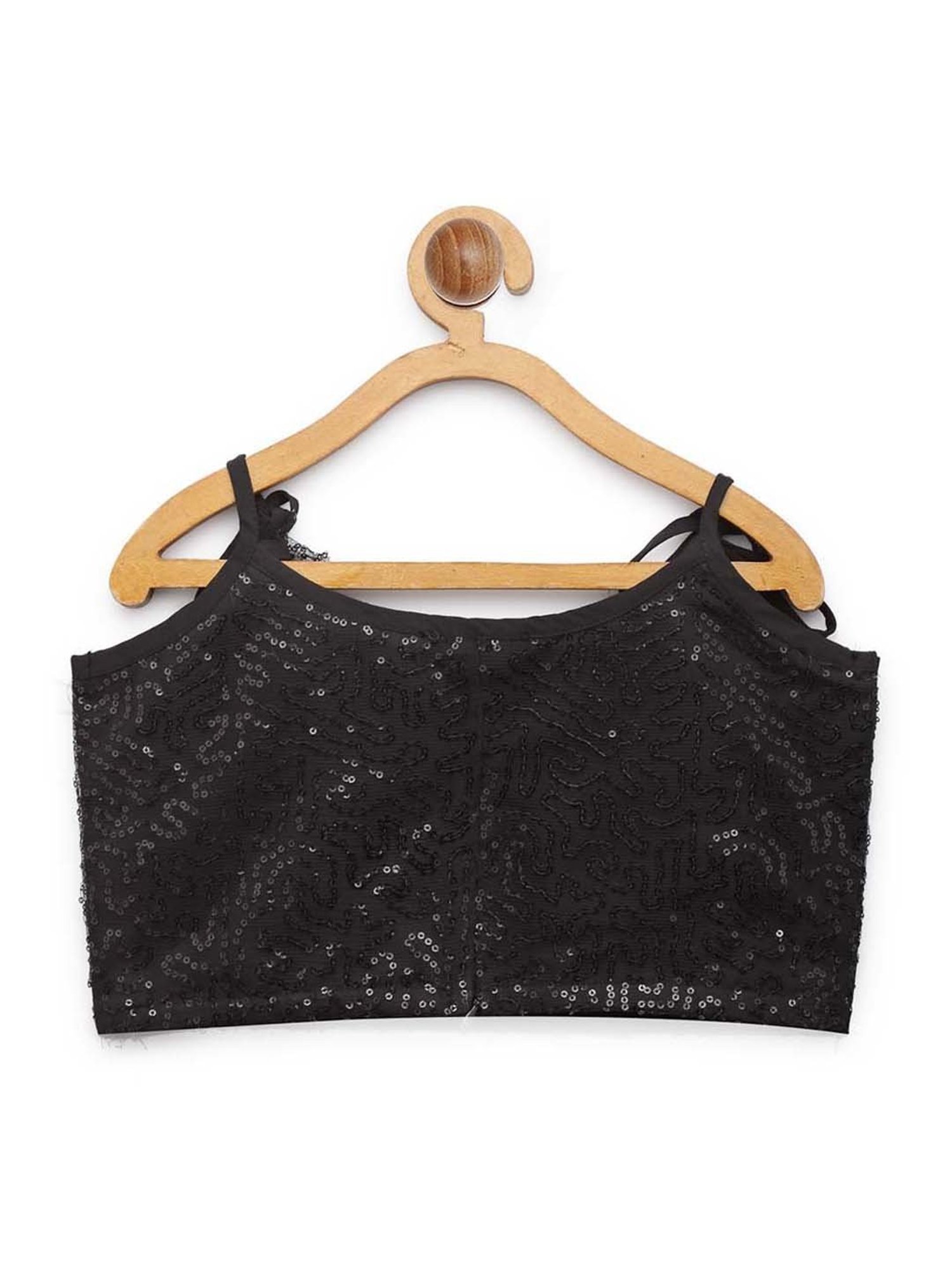 studiorasa Kids Black Embellished Top