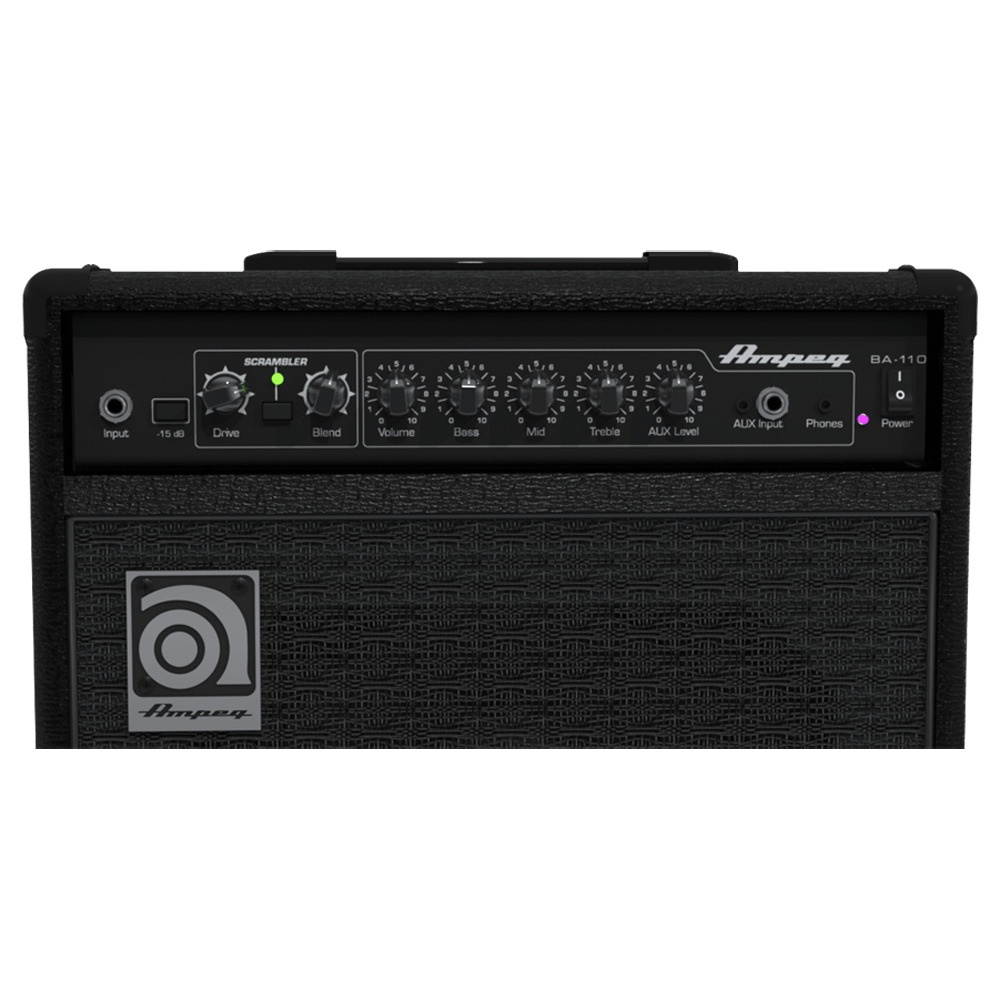 Ampeg BA-110 40W RMS, Single 10" Bass Combo with Scrambler