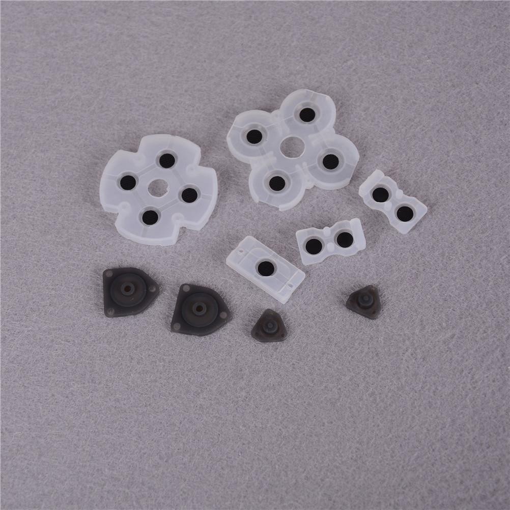 9pcs/set Silicon Button Pads Silicon Rubber Conductive Pads - For PS4 Controller Repair Parts