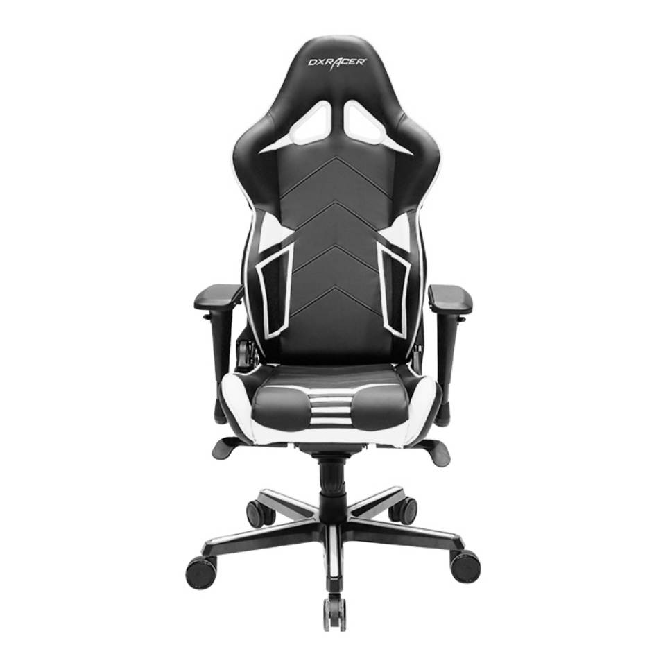DXRacer Racing Series OH/RV131/NW Newedge Edition Racing Bucket Seat Office Chair Gaming Chair PVC Ergonomic Computer Chair eSports Desk Chair Executive Chair With Pillows