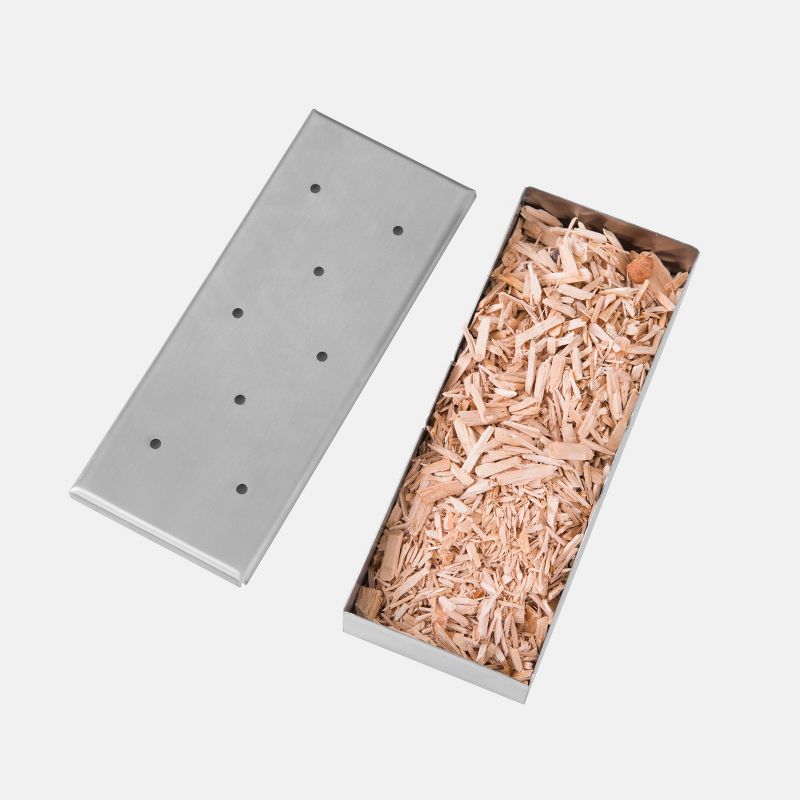 9" Stainless Steel Smoker Box TB0902S- Royal Gourmet