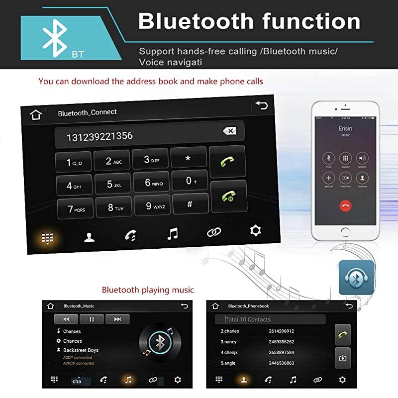 Din Car GPS Navigation Head Unit 9quot Touch Screen for VW Skoda Octavia Golf Touran Passat B6 Jetta Polo Tiguan in Dash Autoradio Android Car Radio Support Bluetooth WiFi+ Rear View Camera