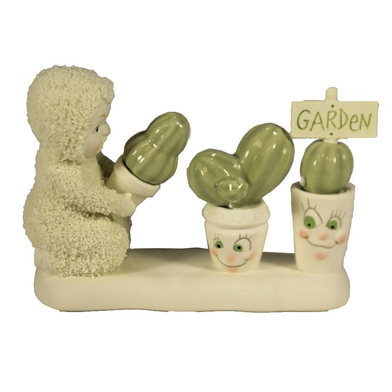 Dept 56 Snowbabies 3.0" Cactus Garden Succulents Pots  -  Decorative Figurines