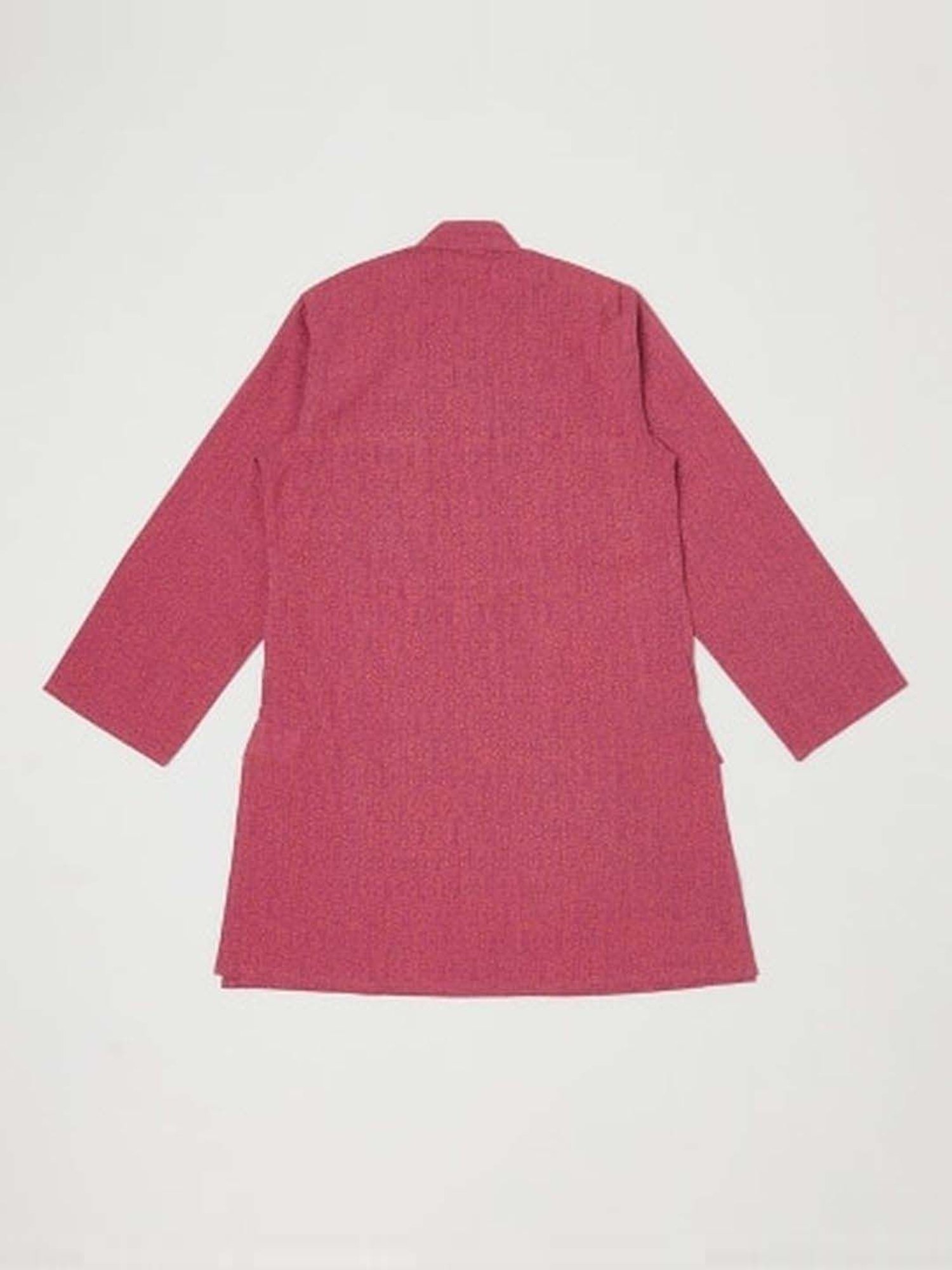 Fabindia Kids Purple Cotton Printed Kurta