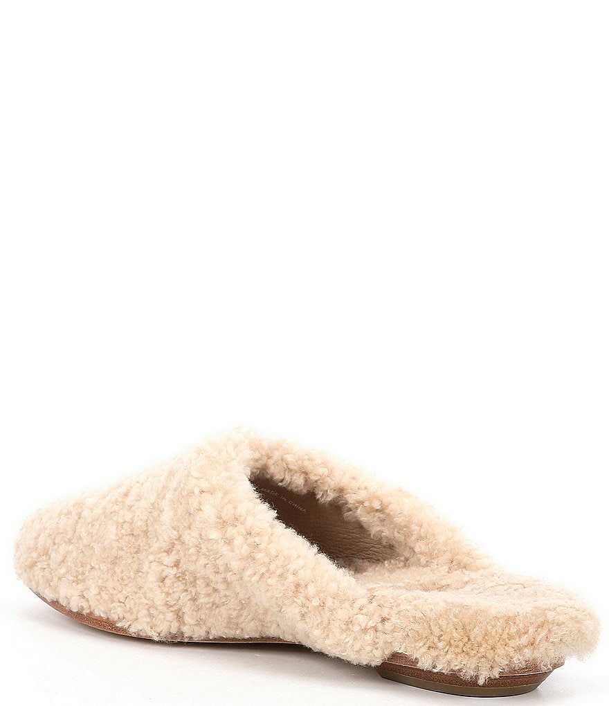 Eileen Fisher Blog Shearling Mules