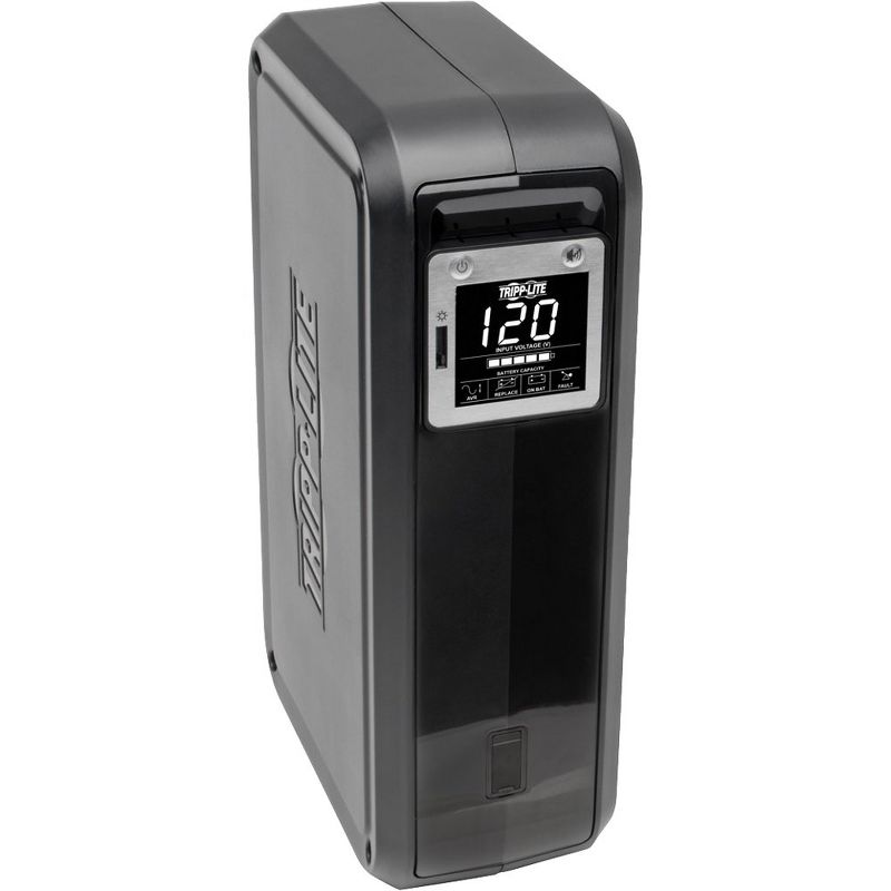 Tripp Lite UPS Smart 1000VA 500W Tower Battery Back Up LCD AVR 120V USB Tel/DSL/Coax RJ45 8 Outlets - 1000 VA/500 W - 115 V AC, 120 V AC