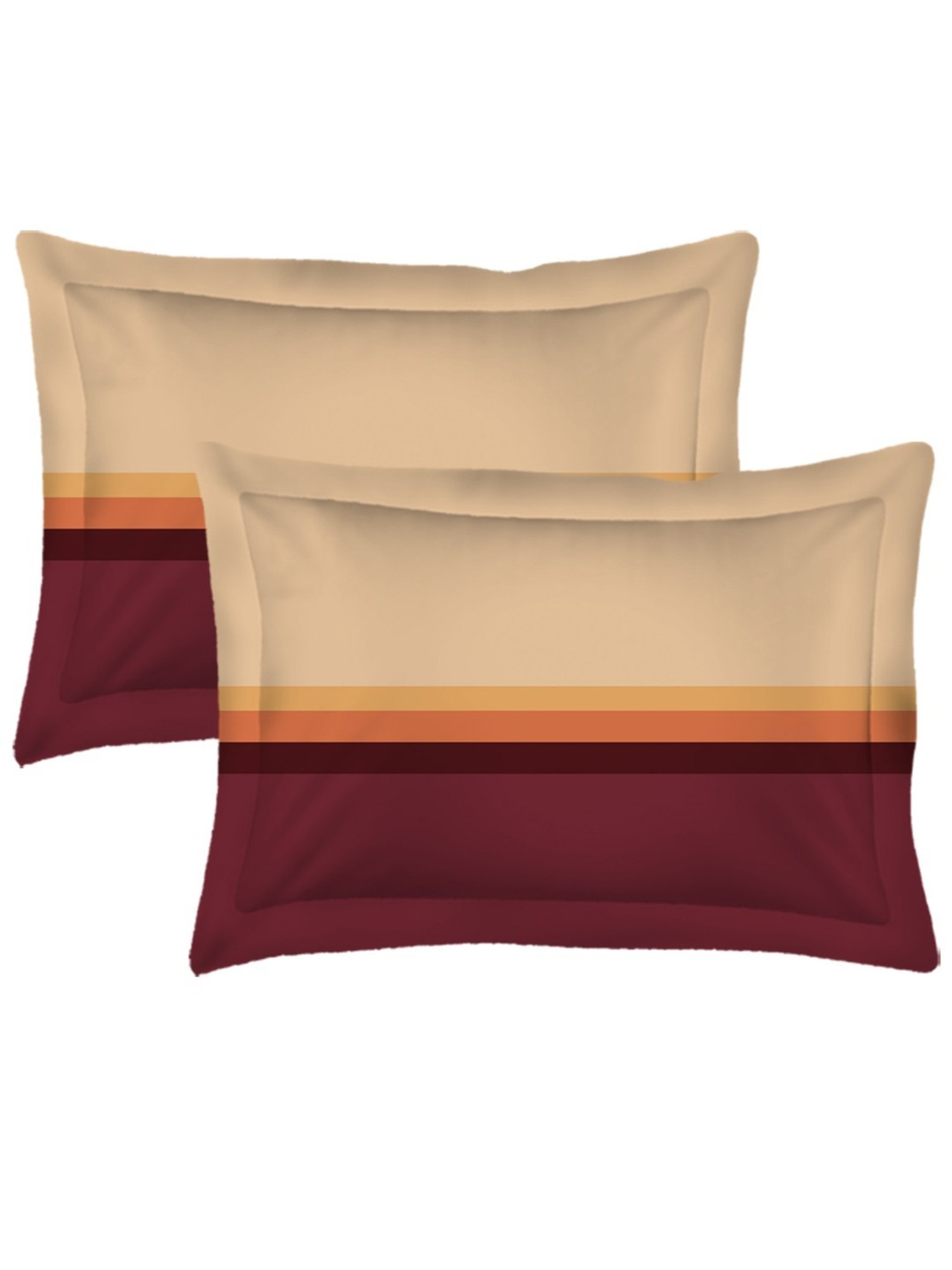 Layers Firenze Printed Multicolor 144 TC Cotton Double Bedding Set